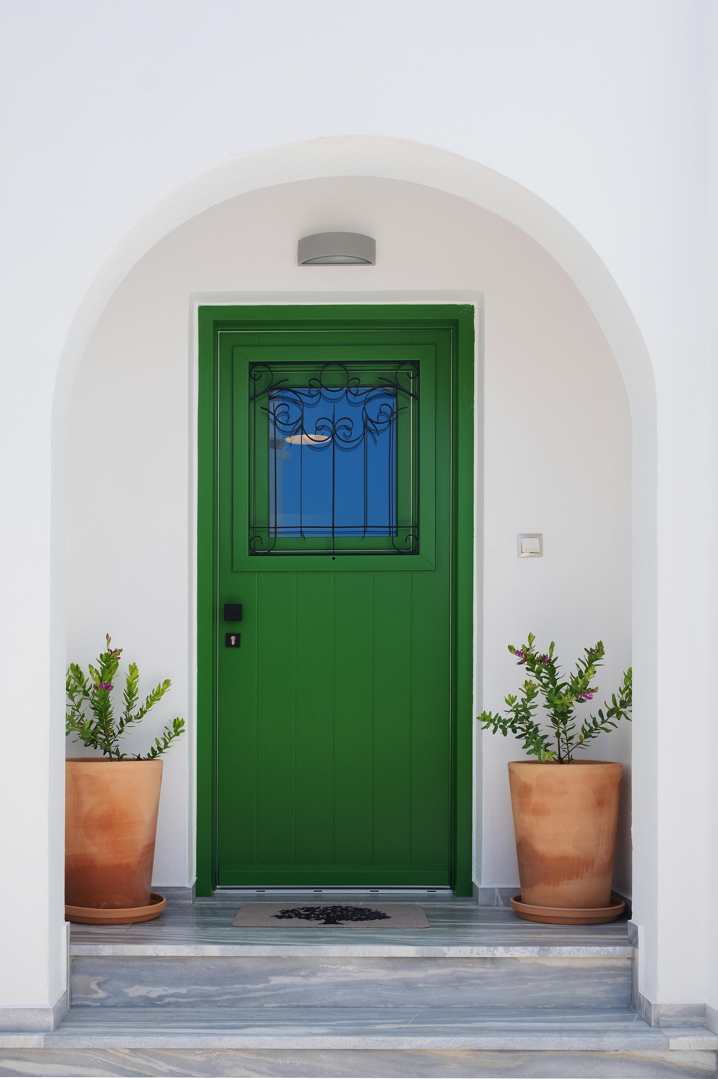 Polymnia apartment Naousa Paros - entrance